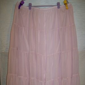 Linea by Louis Dell'Olio 4-Tier Crinkle Boho Pink